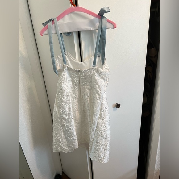 DB STUDIO Short Jacquard A-Line Dress with Removable Straps - Picture 7 of 7